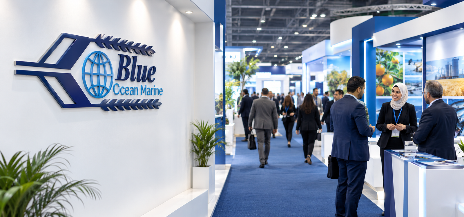 Business exhibition environment representing industry networking at AGRENA 2026 in Cairo.